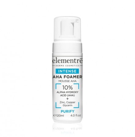 ELEMENTRE 10% Alpha Hydroxy Acid AHA Foamer 120ML